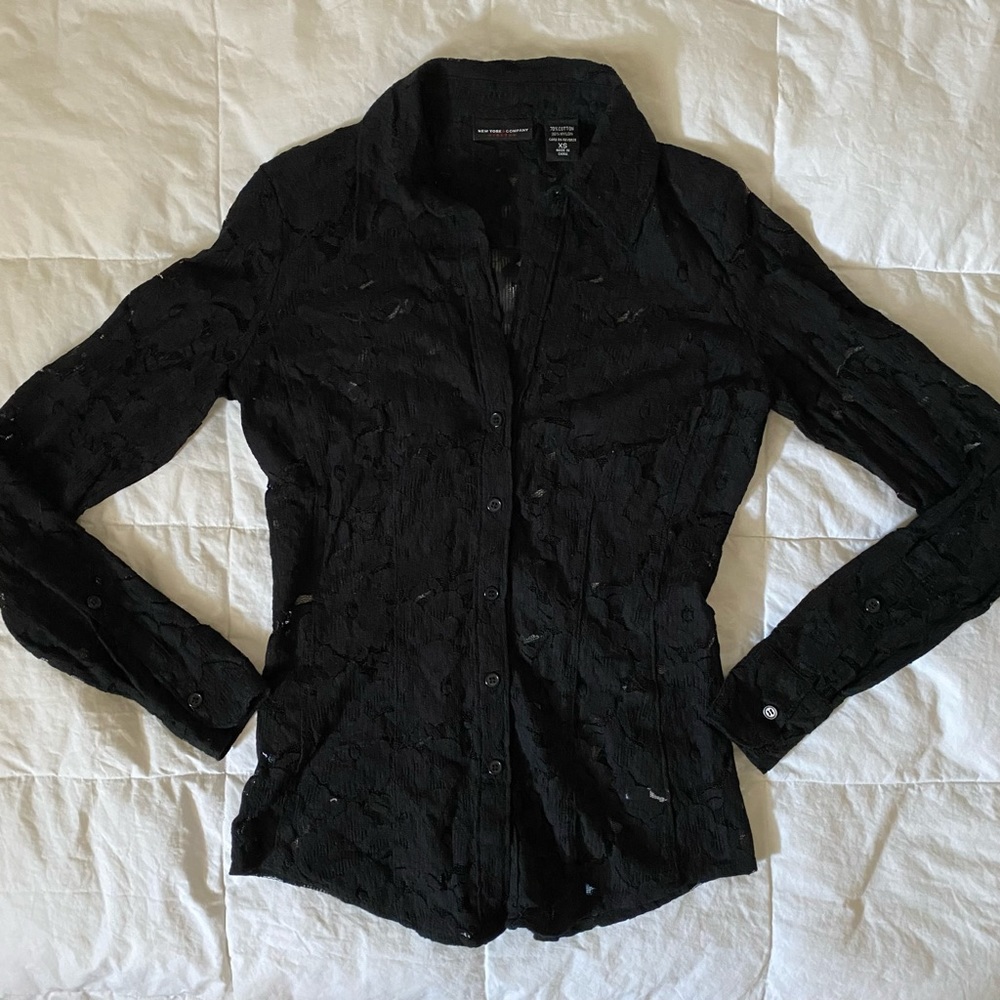y2k lace top